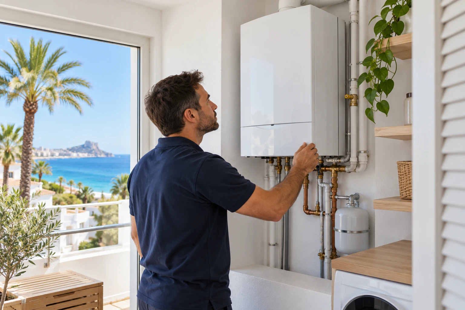 Imagen ilustrativa de asistencia en una vivienda mediterránea